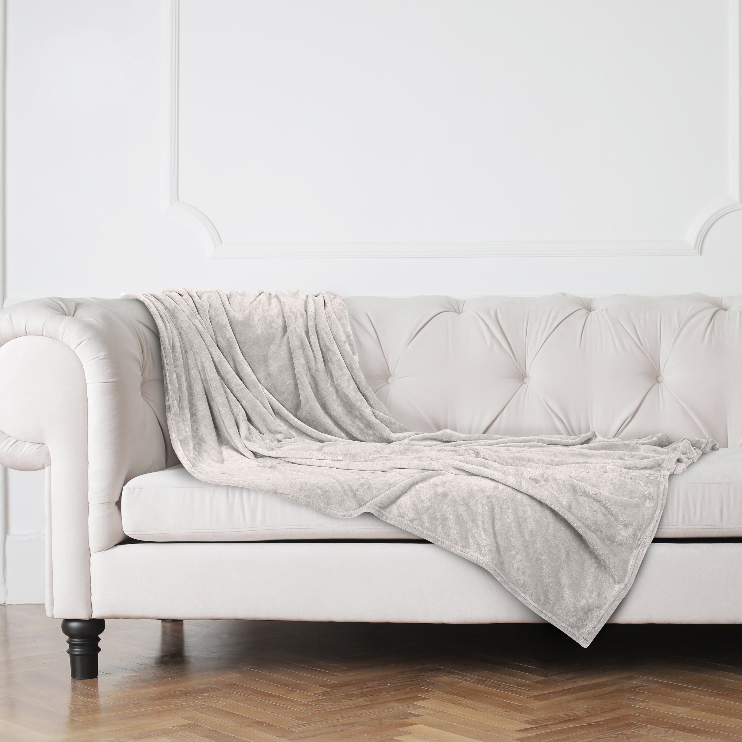 Cashmere Touch Kuscheldecke 150x200 cm ecru